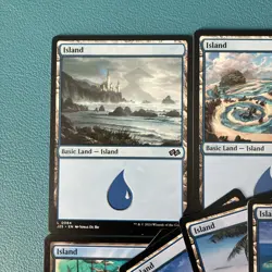 20 Basic island blue land Pack (Magic The Gathering) - Regular lot bulk set NM - Image 2