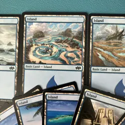 20 Basic island blue land Pack (Magic The Gathering) - Regular lot bulk set NM - Image 3