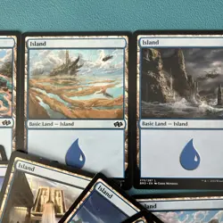 20 Basic island blue land Pack (Magic The Gathering) - Regular lot bulk set NM - Image 4