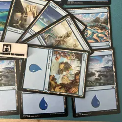 20 Basic island blue land Pack (Magic The Gathering) - Regular lot bulk set NM - Image 5