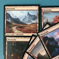 20 Basic red Mountain land Pack (Magic The Gathering) - Regular lot bulk set NM - Image 2