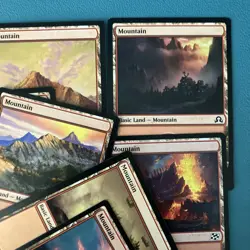 20 Basic red Mountain land Pack (Magic The Gathering) - Regular lot bulk set NM - Image 4