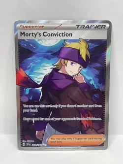 Pokemon TCG Morty's Conviction 201/162 Ultra Rare - Image 1
