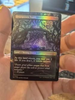 MTG Overgrown Tomb. Borderless Foil. Lorwyn Eclipsed - Image 2