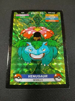 Pokemon 2024 Crealaser Database Peru Venusaur 003 US Seller - Image 1