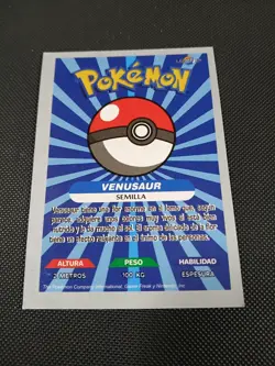 Pokemon 2024 Crealaser Database Peru Venusaur 003 US Seller - Image 2