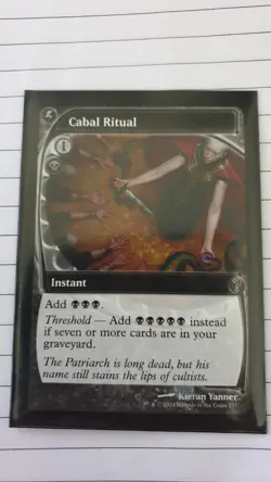 MTG Future Sight - Cabal Ritual - Mystery Booster 2 [Good Condition] - Image 1