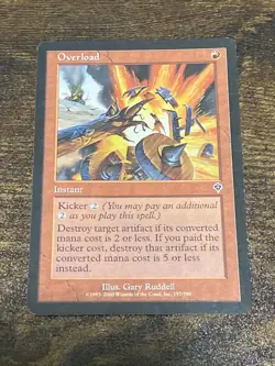 Overload 157/350 Invasion MTG Magic The Gathering L1302* - Image 1