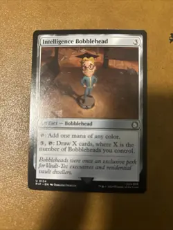 NM Intelligence Bobblehead, MGT, Fallout, Magic the Gathering, 134 - Image 1