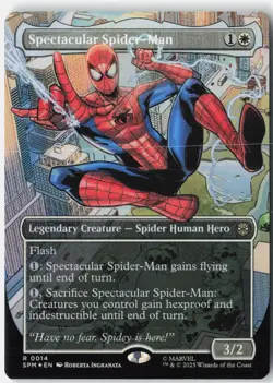 Spectacular Spider-Man (Borderless) 14 Marvel's Spider-Man MTG Foil NM - Image 1