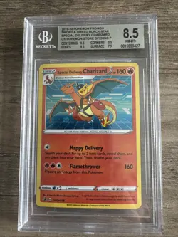 BGS 8.5 Special Delivery Charizard, 2019 SWSH075 Mint Condition Pokemon Promo - Image 1