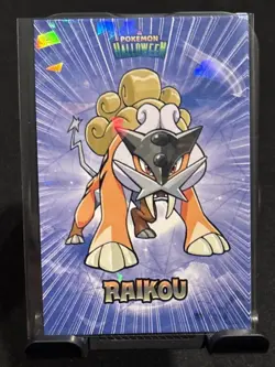 Rare Pokemon Halloween Full Art Raikou Card Database Low Pop Card 🎃 - Image 1