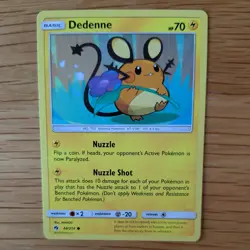 DEDENNE 84/214 POKEMON CARD (LOST THUNDER SET) - Image 1