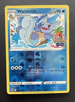 Wartortle #016/078 - Pokemon GO Reverse Holo - Image 1