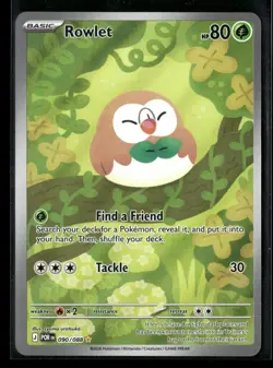 Rowlet 090/088 Holo Illustration Rare Perfect Order Pokemon NM/M - Image 1