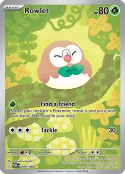 Rowlet 090/088 Holo Illustration Rare Perfect Order Pokemon NM/M - Image 4