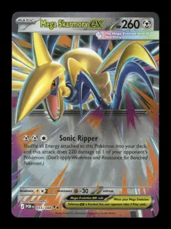 Mega Skarmory ex 055/088 Perfect Order NM/M Pokemon - Image 1