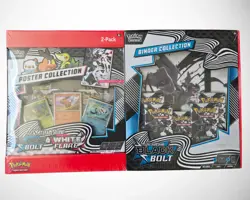 Pokemon Scarlet & Violet Black Bolt White Flare Poster+Binder Collection Lot 6 - Image 3