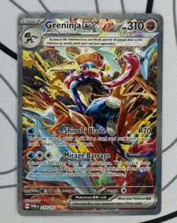 Pokemon Greninja ex 214/167 Twilight Masquerade SIR Full Art Holo (English) - Image 1