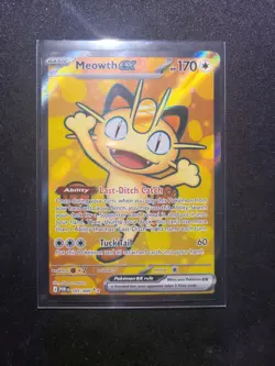 Pokemon TCG Meowth ex 107/088 Me03: Perfect Order Holo NM - Image 1