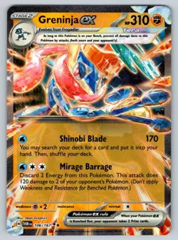 2024 Twilight Masquerade Greninja ex1 Double Rare #106 - Image 1