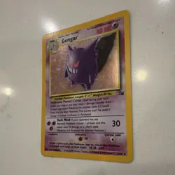 Pokemon Gengar Holo Fossil 5/62 Vintage WOTC Near Mint - Image 3
