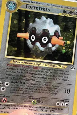 Pokemon Neo Discovery Holo Rare Lot Wobbuffet 16/75 & Forretress 2/75 Vintage - Image 4