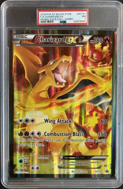 2016 Pokemon Charizard Black Star Promo Full Art Jumbo #XY121 - PSA 7 - Image 1