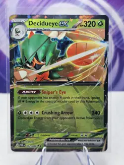 Decidueye ex 012/088 ME03 Perfect Order Pokemon NM - Image 1