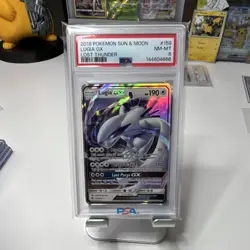 2018 Pokemon Sun & Moon Lucia GX lost Thunder PSA 8 - Image 1