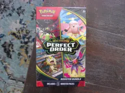 Pokemon TCG: Mega Evolution-Perfect Order Booster Bundle (6 Packs) New Sealed - Image 1