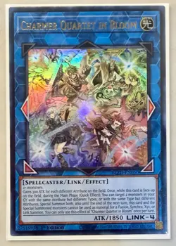 Yugioh! 1x Charmer Quartet in Bloom BLZD-EN050 Ultra Rare 1st Ed NM - Image 1