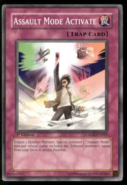 Assault Mode Activate Crimson Crisis CRMS-EN063 Common / Short Print Yugioh DMG - Image 1