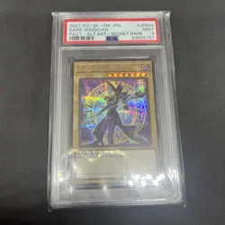 PSA9 Dark Magician Pac1 Alt Art - Secret Rare Yu-Gi-Oh! Japanese PAC1-JP004 - Image 1