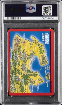 1996 POKEMON JAPANESE BANDAI CARDDASS VENDING #156 BLASTOISE TRAINER PSA 7 - Image 2