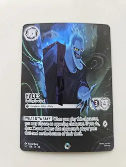 Disney Lorcana - Hades Looking For A Deal - Iconic 242/204 - Image 1