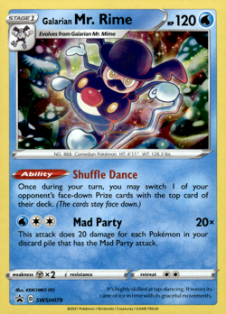 Galarian Mr. Rime Holo Promo SWSH: Sword & Shield Promo Cards SWSH079 NM - Image 1