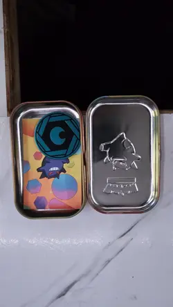 Gengar & Poliwag TCG Scarlet and Violet 151 Collection Mini Tin Empty Coin Card - Image 2