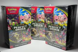3x Pokemon Perfect Order Booster Bundle 18 Packs Total Box TCG Cards Sealed Half - Image 1