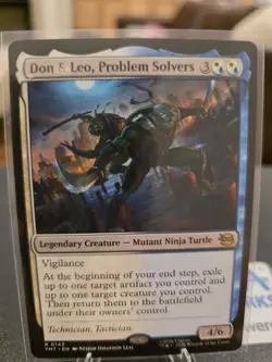 NM Don & Leo, Problem Solvers, MTG, TMNT, Magic the Gathering, 143 - Image 1