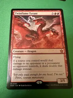 Twinflame Tyrant 0097 - MTG Foundations Regular NM M - Image 1