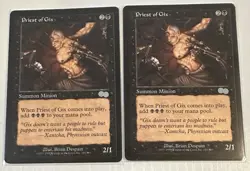 Priest Of Gix USG Mtg Pair Of Two (2) Magic The Gathering - Image 1