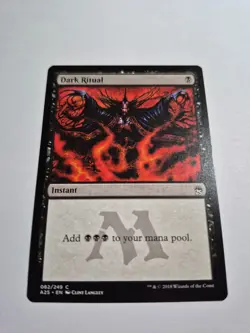 Magic the Gathering MTG - Dark Ritual - Masters 25 A25 / M25 - NM - Image 1