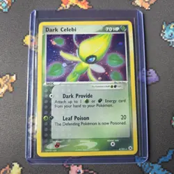 Dark Celebi 4/101 EX Hidden Legends Holo Rare Pokemon Card - Image 1