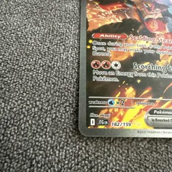 2025 POKEMON JTG EN - VOLCANION ex 182/159 - SPECIAL ILLUSTRATION RARE - Image 5