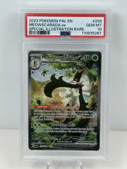 PSA 10 Meowscarada EX 256/193 Pokemon Paldea Evolved Special Illustration Rare - Image 1