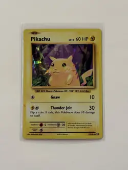 2016 Pokemon Pikachu 35/108 Cracked Ice Holo Rare Foil Holo - Image 1