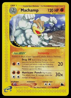 Pokemon Card - Machamp Skyridge 16/144 Rare - Image 1