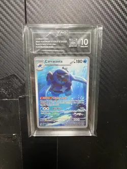 Pokemon TCG Graded TAG 10 Carracosta 107/086 Sv: Black Bolt Holo - Image 1