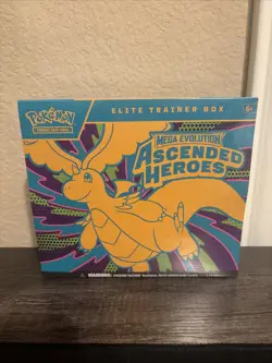 Pokemon Mega Evolution Ascended Heroes Elite Trainer Box ETB New Sealed - Image 1